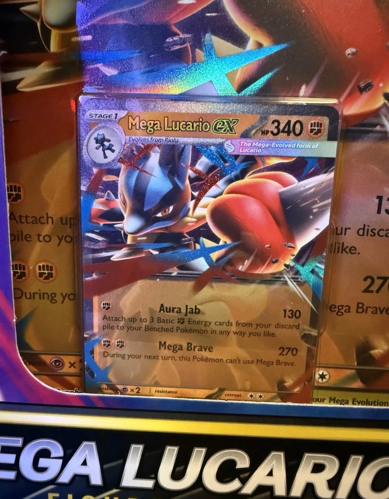 Mega Lucario ex Premium Figure Collection