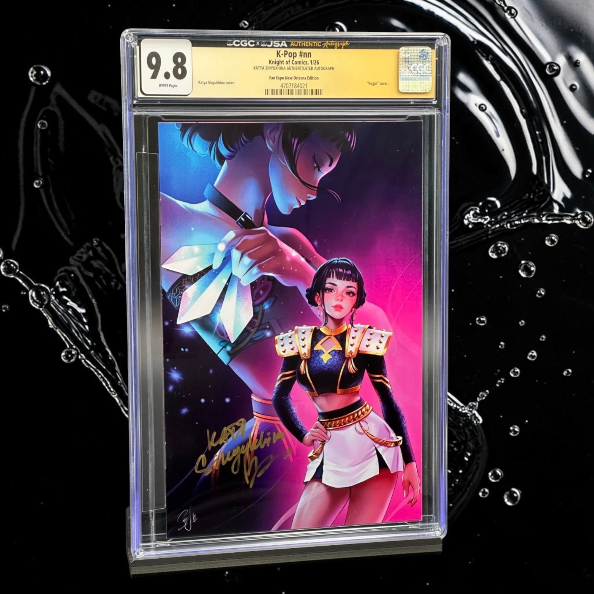 CGC x JSA 9.8 Top Pop K-Pop #nn Fan Expo New Orleans Edition Signed