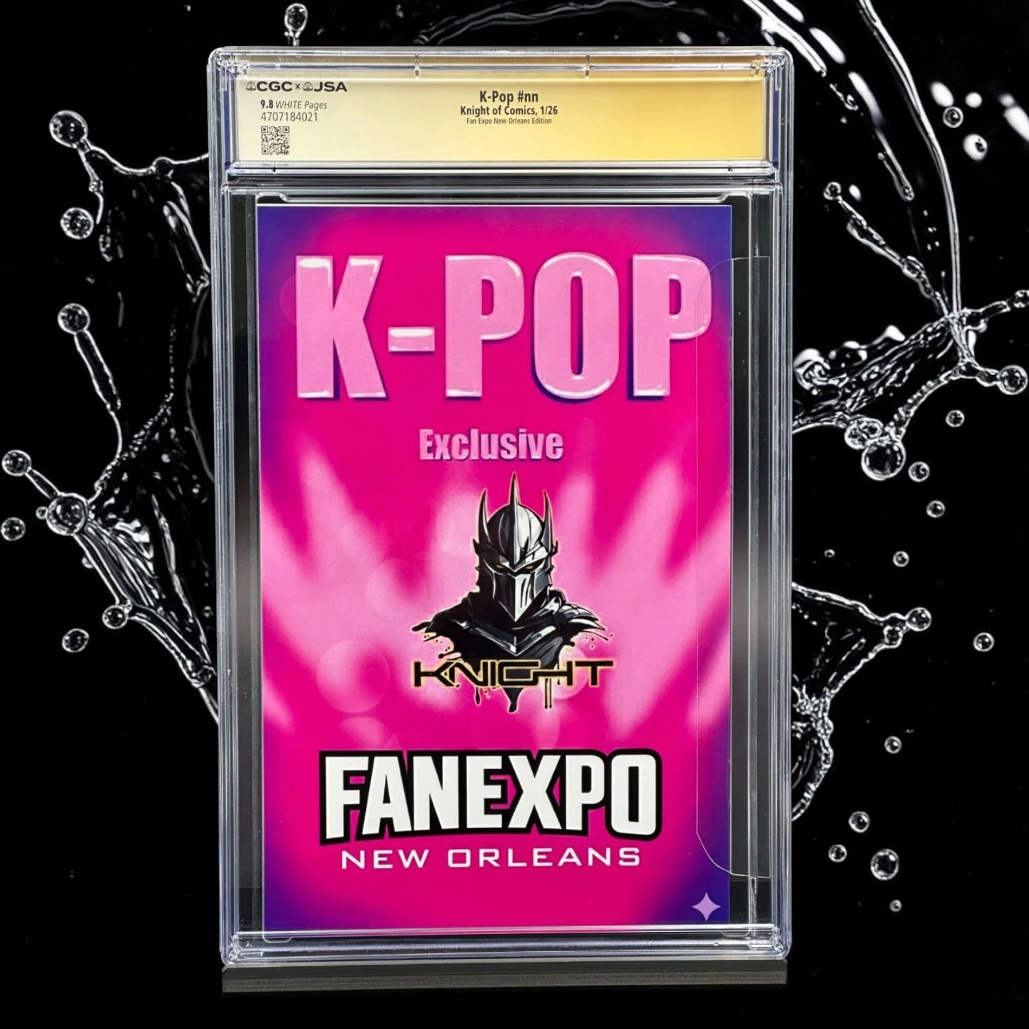 CGC x JSA 9.8 Top Pop K-Pop #nn Fan Expo New Orleans Edition Signed