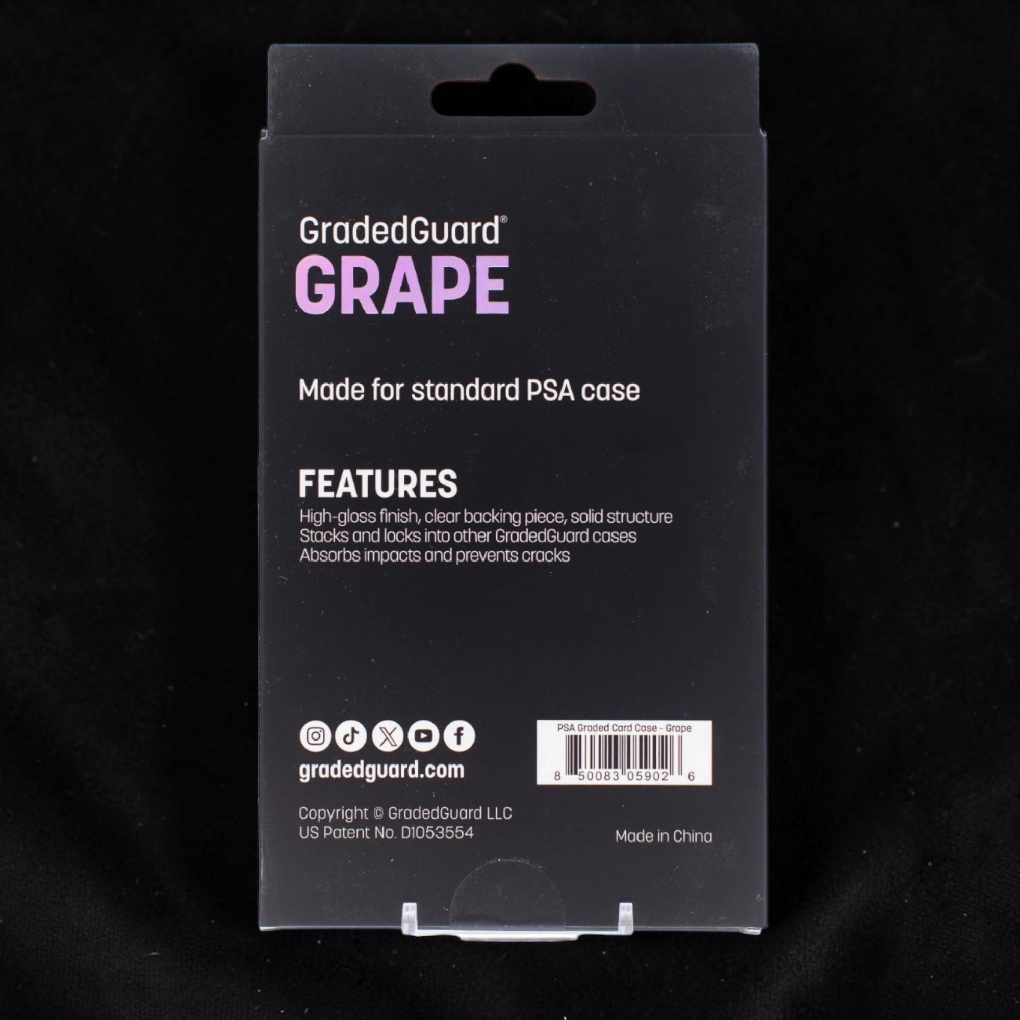 GradedGuard PSA Graded Card Case Guard Protector GRAPE PSA Limited Edition