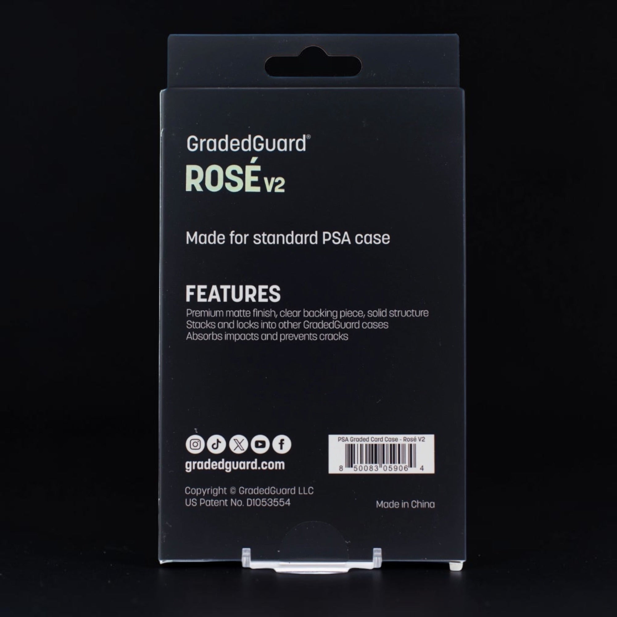 GradedGuard PSA Graded Card Case Guard Protector ROSE V2 PSA Limited Edition