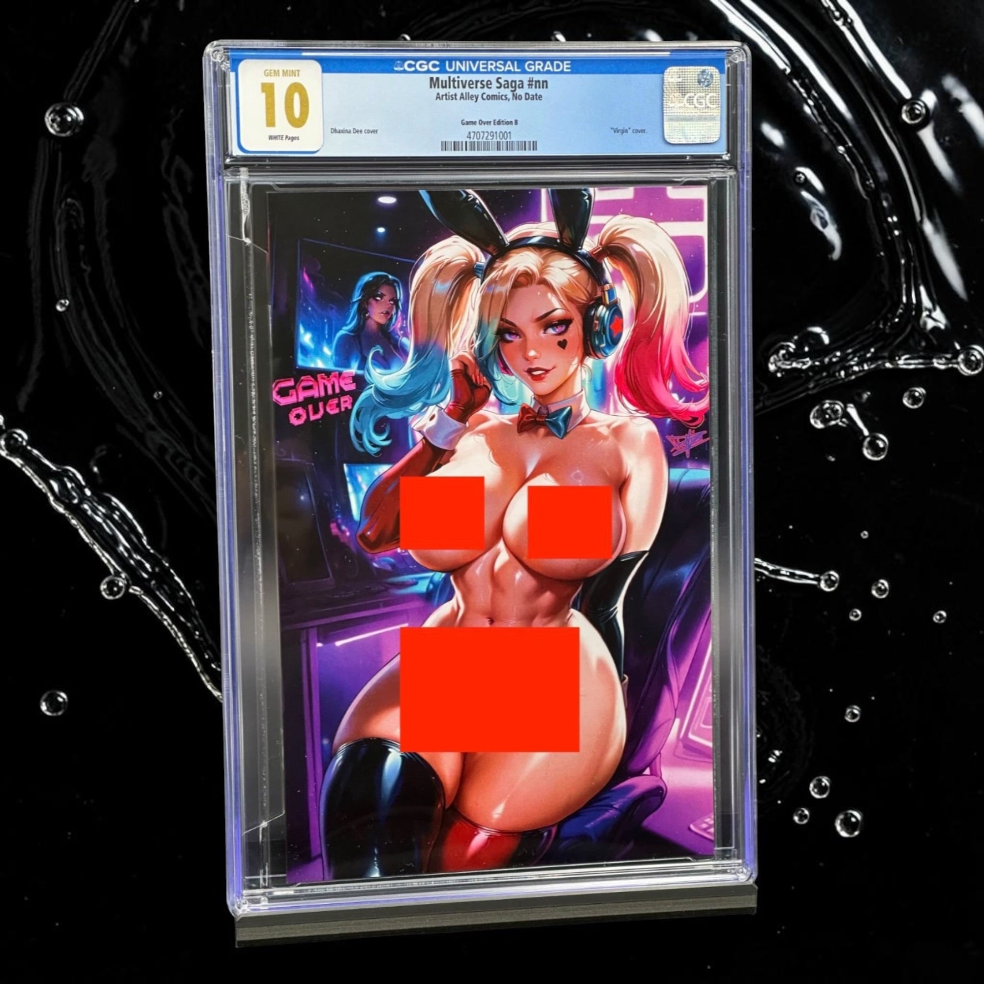 CGC 10 TOP POP Multiverse Saga #nn Game Over Edition B Virgin Variant Artist Alley Comics
