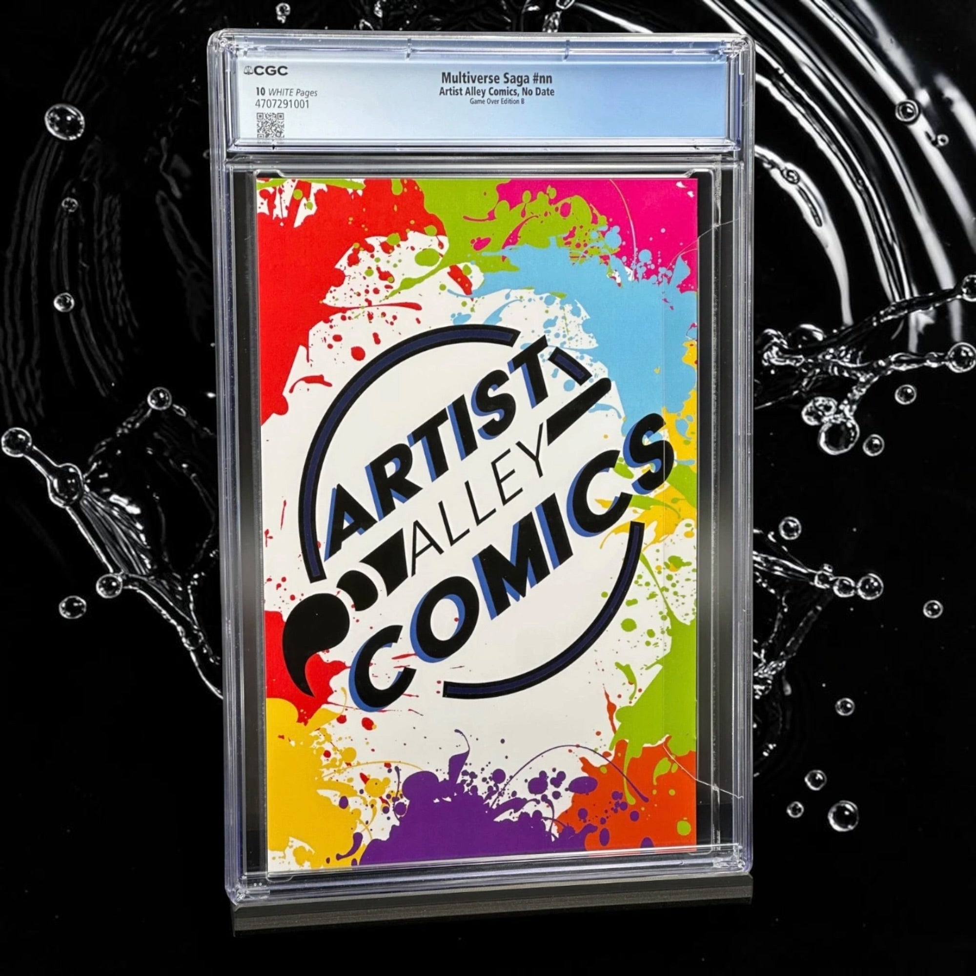 CGC 10 TOP POP Multiverse Saga #nn Game Over Edition B Virgin Variant Artist Alley Comics