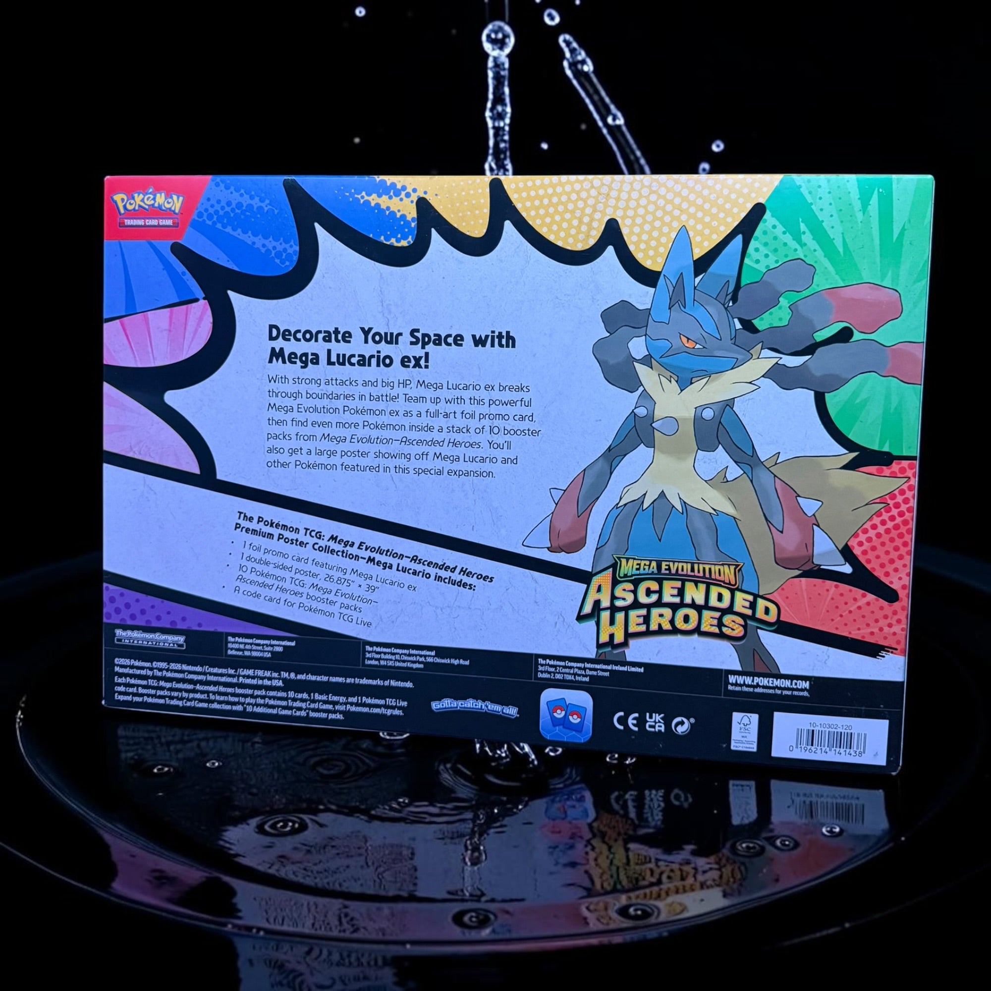 Ascended Heroes Premium Poster Collection: Mega Lucario