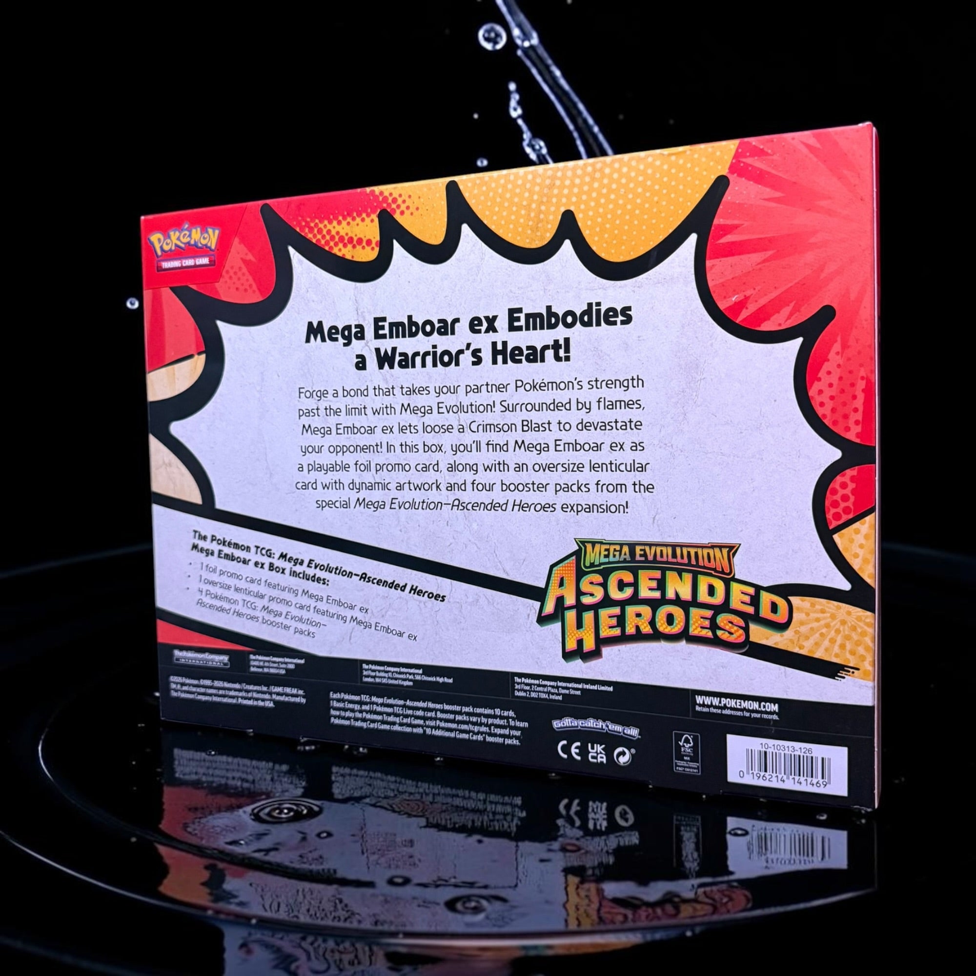Ascended Heroes Mega Emboar ex Box