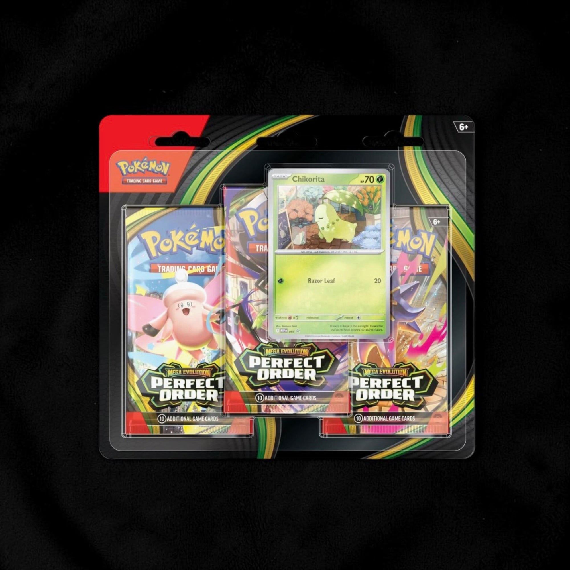 Perfect Order 3 Pack Blister [Chikorita]