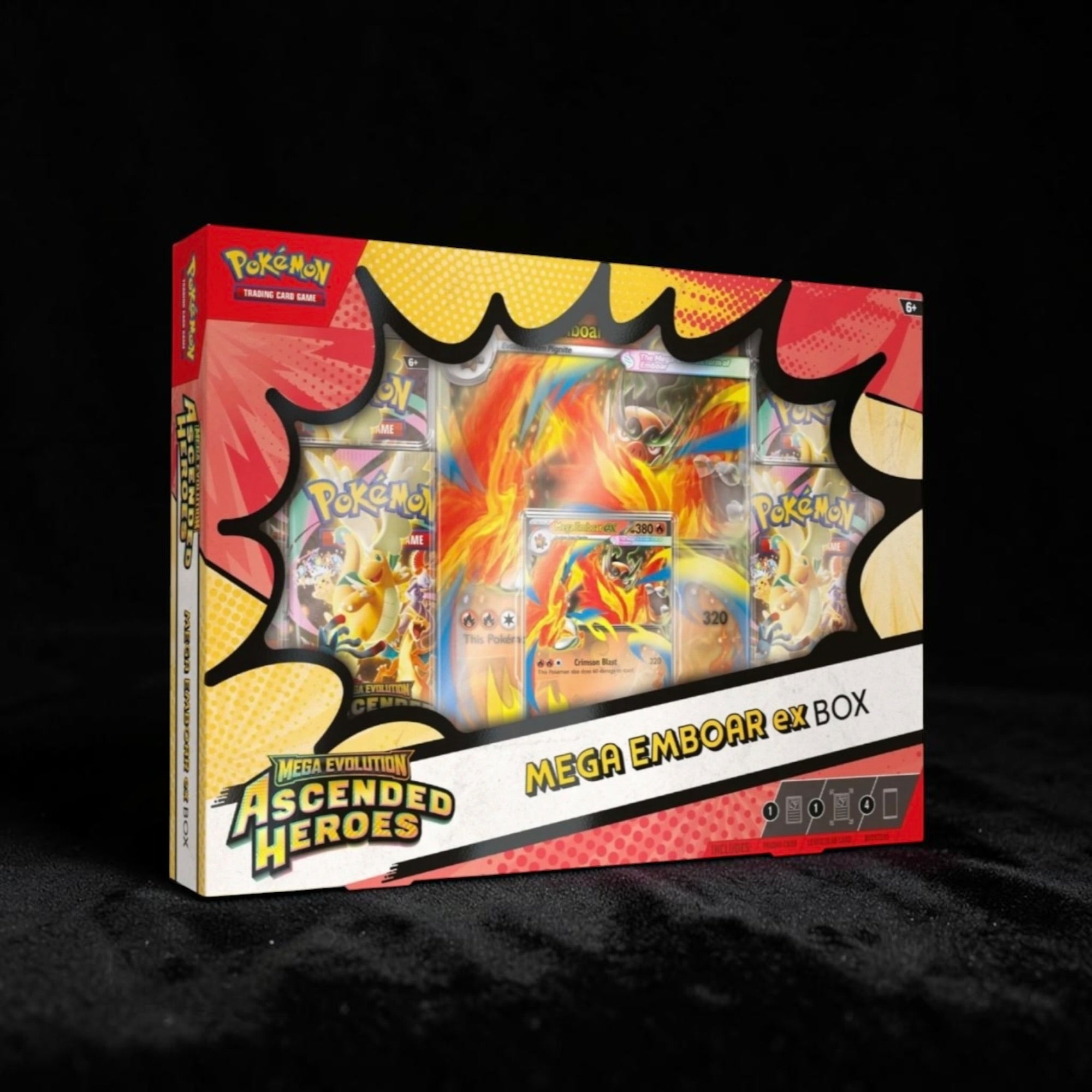 Ascended Heroes Mega Emboar ex Box