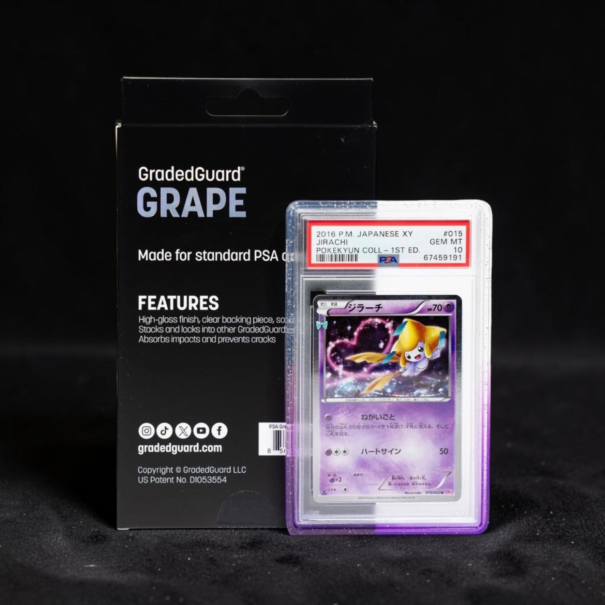 GradedGuard PSA Graded Card Case Guard Protector GRAPE PSA Limited Edition