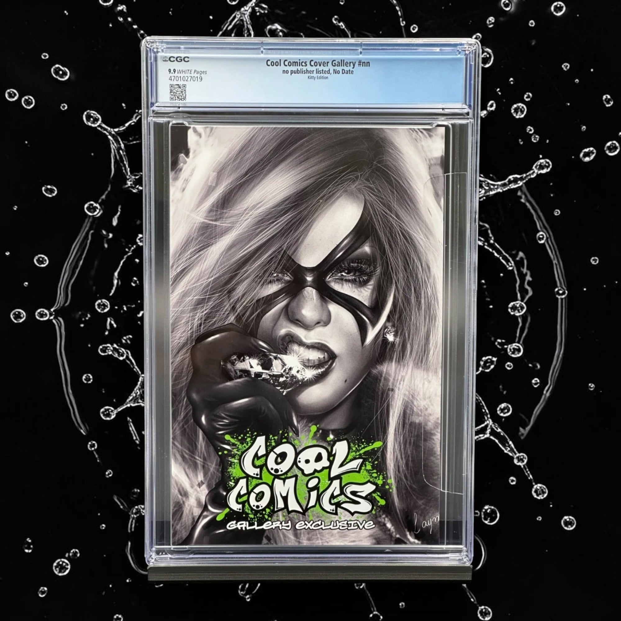 CGC 9.9 TOP POP Cool Comics Cover Gallery Black Cat Kitty Edition LTD 100