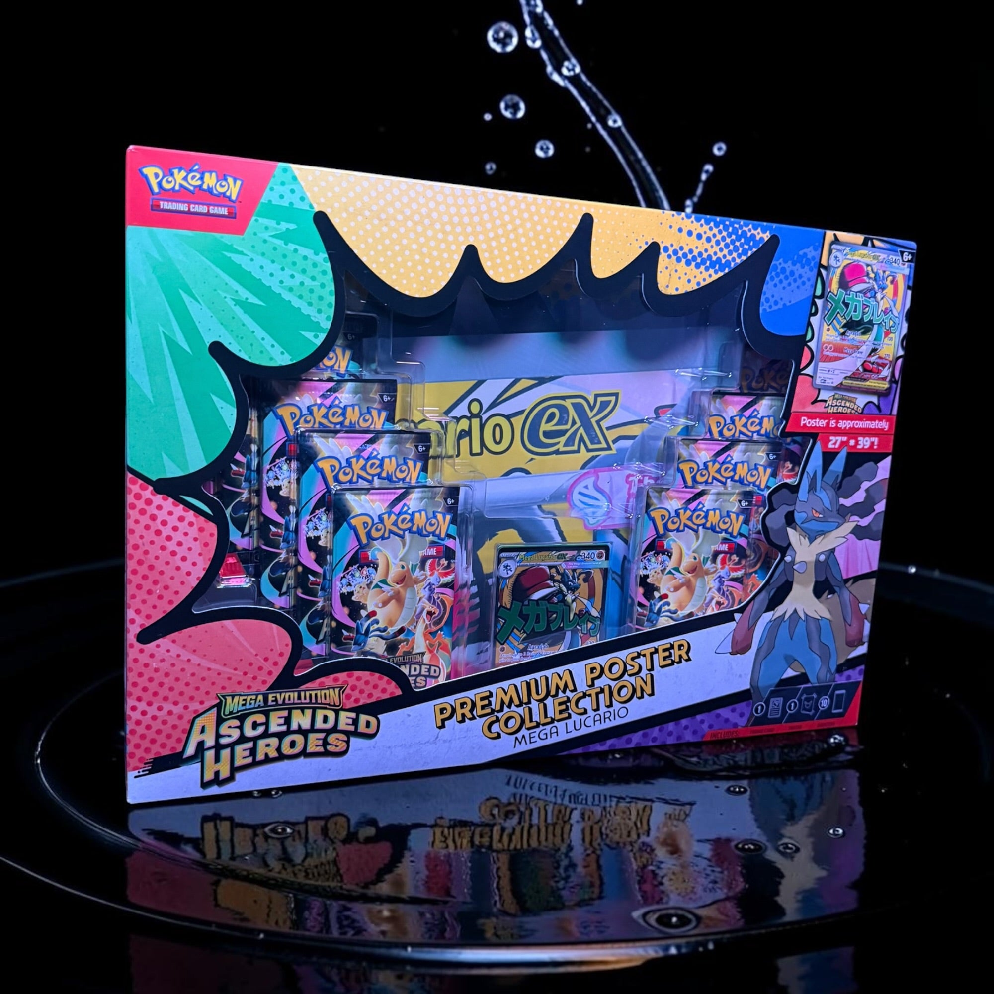 Ascended Heroes Premium Poster Collection: Mega Lucario
