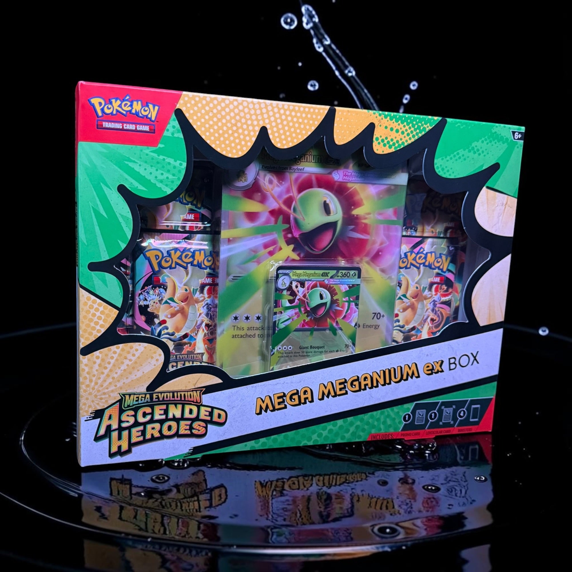 Ascended Heroes Mega Meganium ex Box