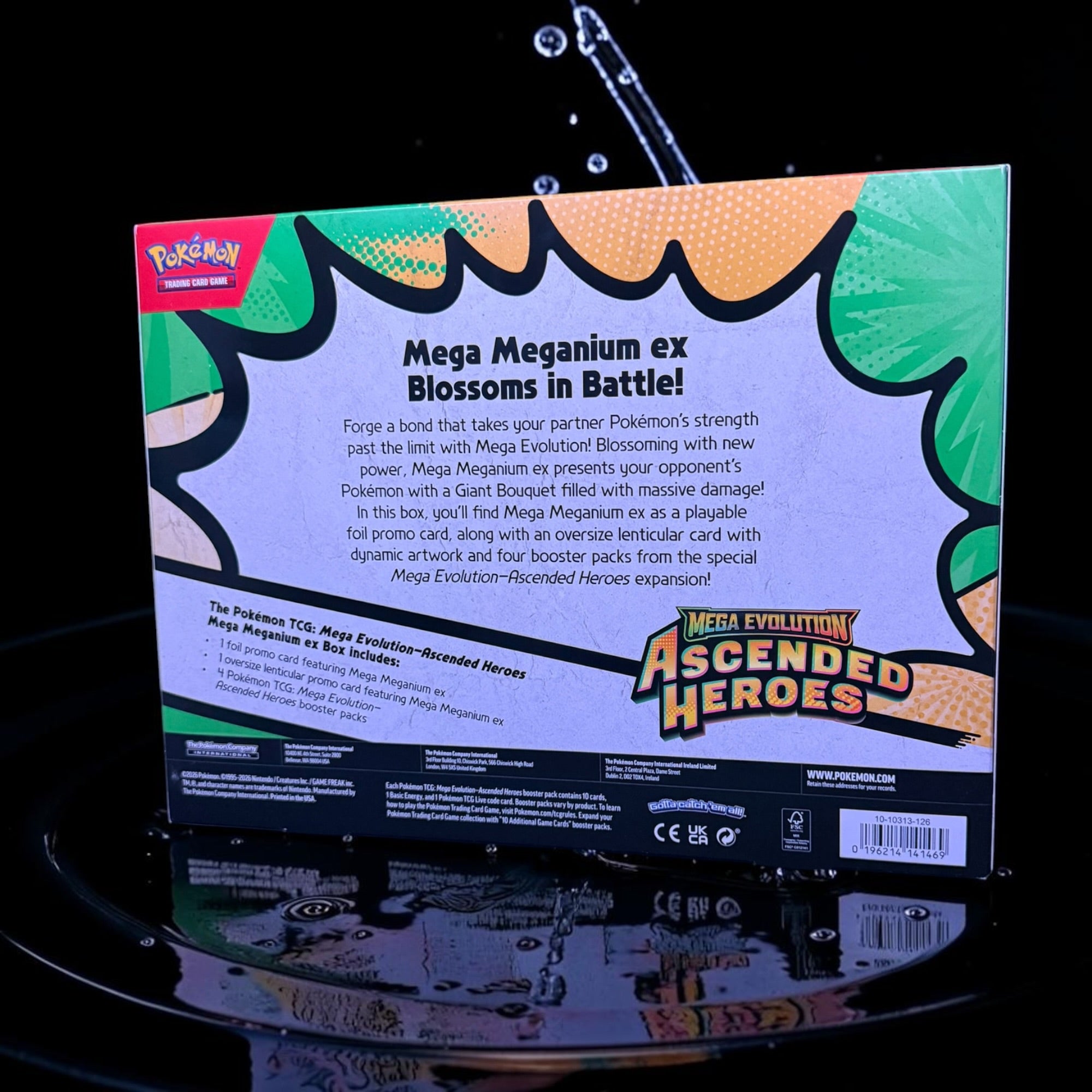 Ascended Heroes Mega Meganium ex Box